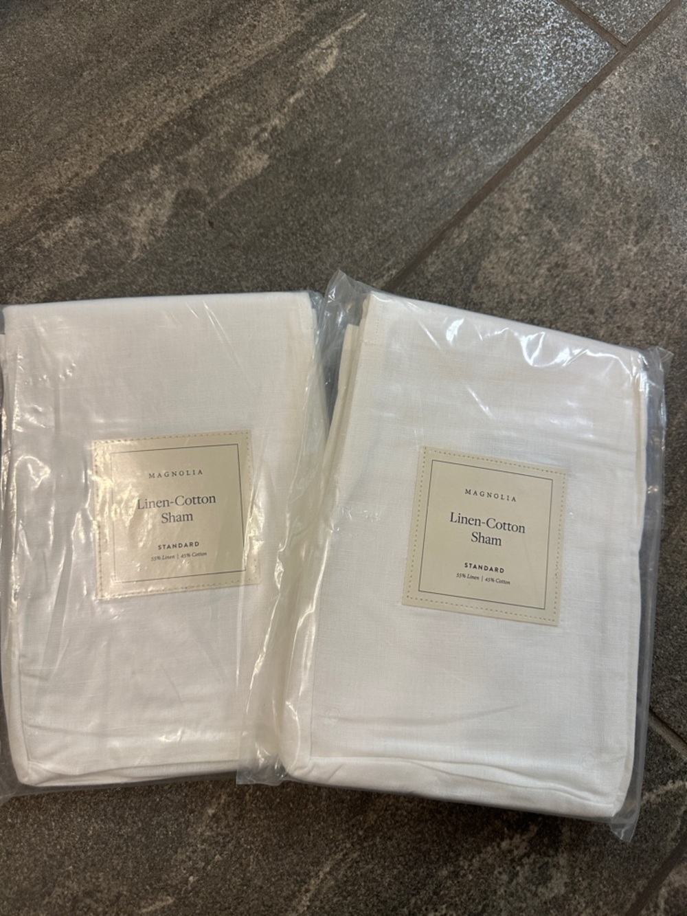 NWT Set of Magnolia Home Linen-Cotton Pillow Shams